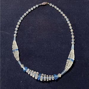 Vintage Glass Bead Choker 15”